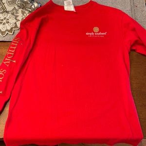 Youth Medium Simply Southern Christmas Shirt